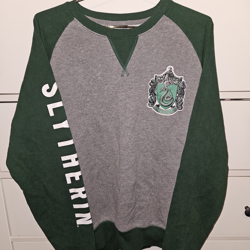 Slytherin Green and Gray Sweatshirt